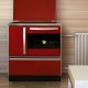 Плита на дровах MBS Thermo Royal 720 P3 (с водяным контуром) красная