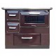 Плита на дровах MBS-7 LZ DP NEW LINE (левый) коричневая