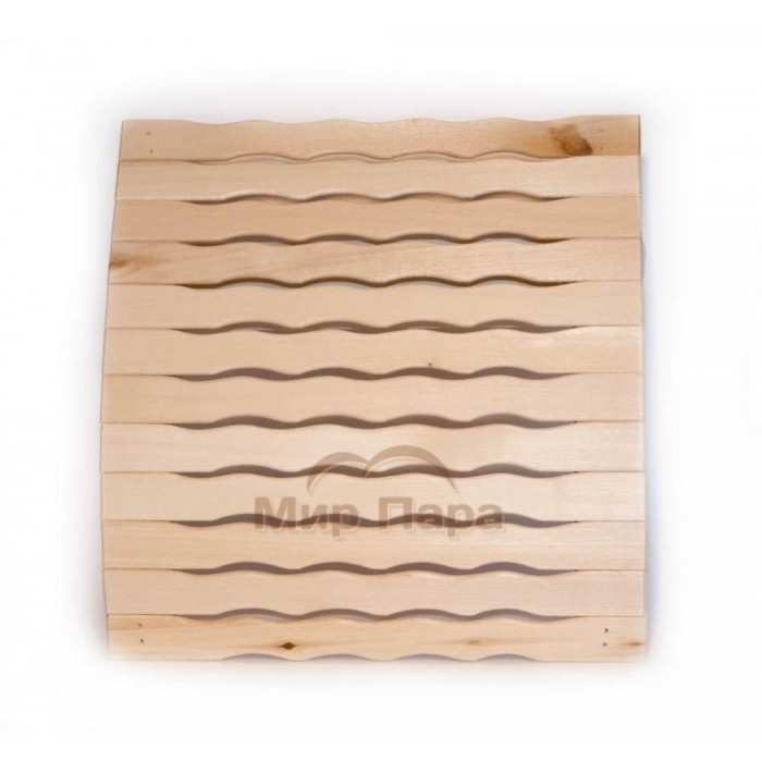 Подголовник пружинный анатомический (волна) (ОЛЬХА) для бани