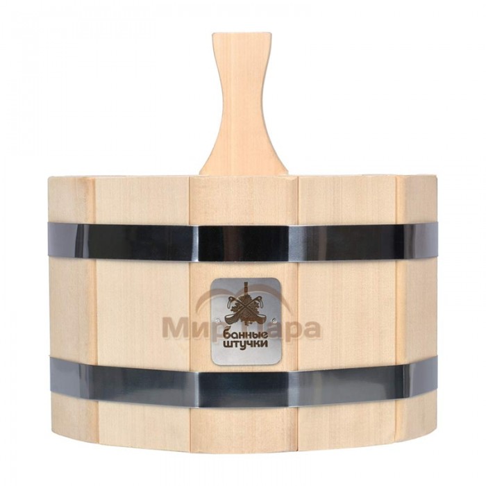 Ушат Шайка из липы, система регулировки обручей (5 л.)