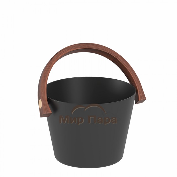 Ведро ASTON 4л, алюминий (черный)