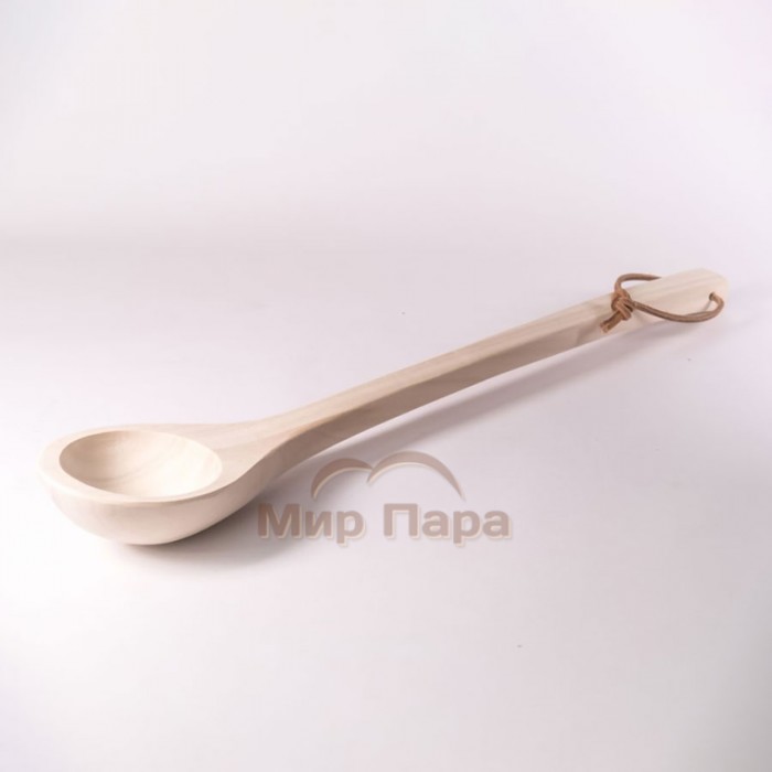 Ковш Blumenberg из древесины мягких пород с кожаным ремешком, 50 см