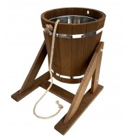 Обливное ведро 20л с нержавеющей вставкой Термоольха