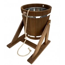 Обливное ведро 20л с нержавеющей вставкой Термоольха