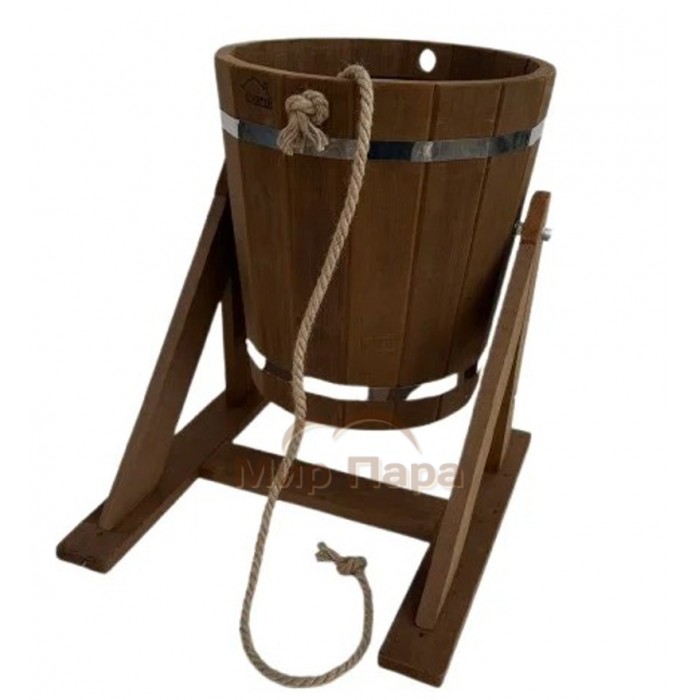 Обливное ведро 20л с нержавеющей вставкой Термоольха