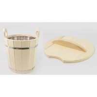 Запарник 15 л. с нержавеющей вставкой и крышкой (арт. ЛТ-15)