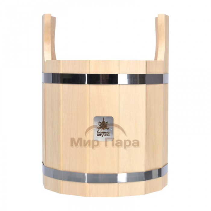 Запарник 15 л, с крышкой, система регулировки обручей, липа