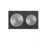 Плита Усиленная двухконфорочная Везувий 3В (584х344)