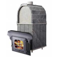 VVD Калита Арочная Pro Талькохлорит (чугунный портал с чугунной дверцей)