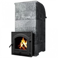 VVD Калита Князь Талькохлорит (дверца чугунная, с панорамным стеклом)