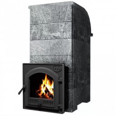 VVD Калита Князь Талькохлорит (дверца чугунная, с панорамным стеклом)