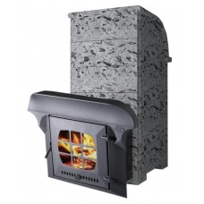 VVD Калита Князь Серпентенит Премиум (чугунный портал с чугунной дверцей)