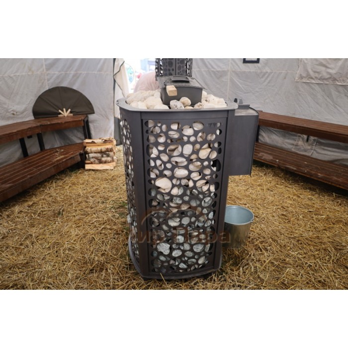 VVD Калита Экстрим Сетка (дверца чугунная, с панорамным стеклом)