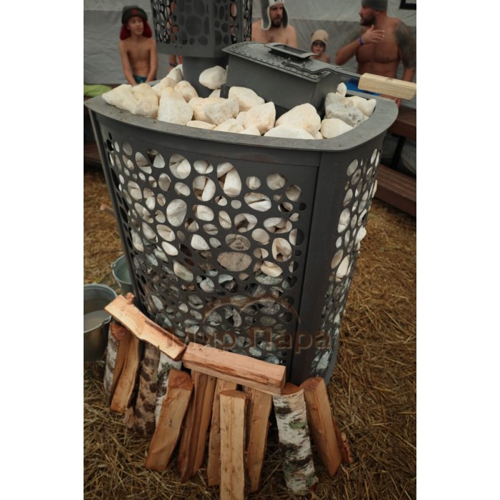 VVD Калита Экстрим Сетка (дверца чугунная, с панорамным стеклом)