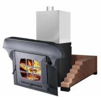 VVD Топочный агрегат Сударушка Семейная (чугунный портал с чугунной дверцей)