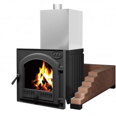 VVD Топочный агрегат Сударушка Семейная (чугунная дверь с панорамным стеклом)