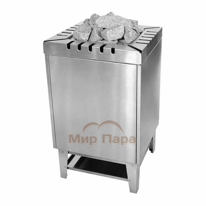 Печь для сауны Lang SAUNA-therm Тип 44 GSK, 15 кВт (17-24 м³, 35 кг камней) корпус нерж. сталь