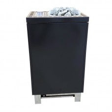 Печь Lang THERMOS-vapo 6 кВт (парогенератор 1,5 кВт, 5-9 м³, корпус антрацитовая эмаль, 25 кг камней)