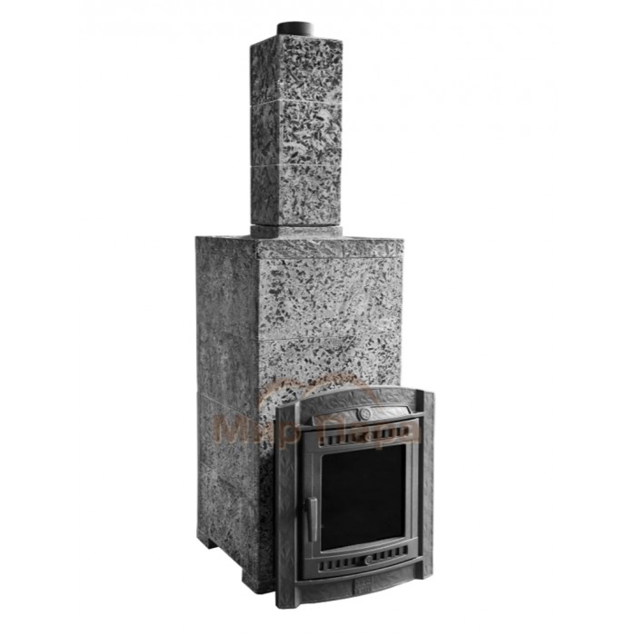 Печь банная ProMetall «Атмосфера XL» в облицовке «ИМПЕРИЯ» Пироксенит Элит (комплект)