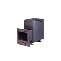 Печь чугунная "Сибирь-24". Панорамная дверца (конвекционная)