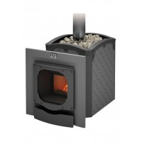 Чугунная печь Теплодар Былина 18Ч Панорама (1.2) (без двери БЫЛИНА 16"/обрамления)