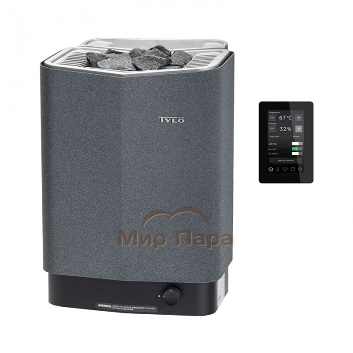 Электрическая печь Tylo Sense Combi Elite 8 кВт (выносной пульт в комплекте, серый цвет)