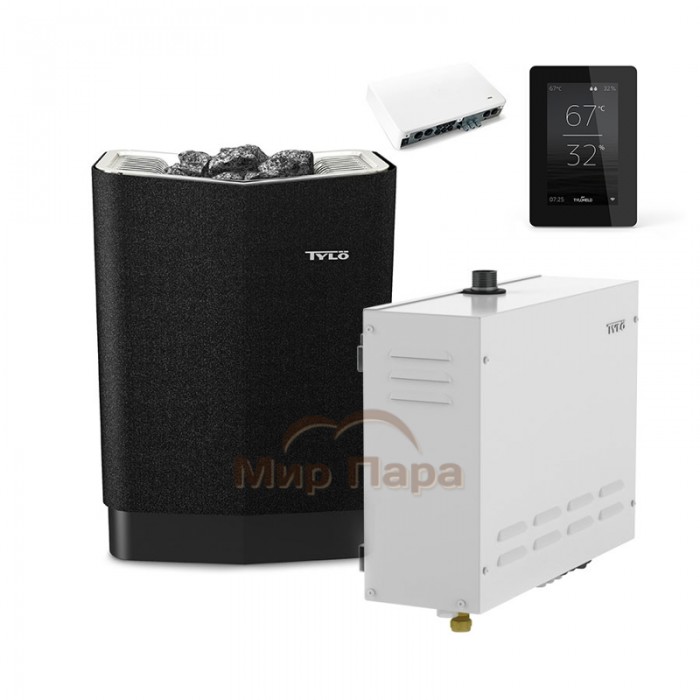 Электрическая печь Tylo Tylarium Sense Commercial 8 кВт (с блоком, парогенератором Steam Home и пультом Elite в комплекте)