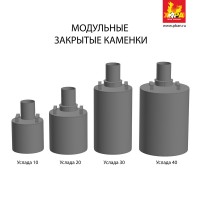 Закрытая каменка Услада 20