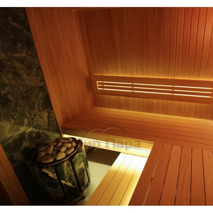 Электрическая печь VVD Премьера 15 кВт Серпентинит Премиум