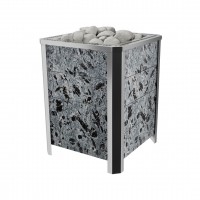 Электрическая печь VVD Премьера М в камне Cерпентинит Премиум 15 кВт