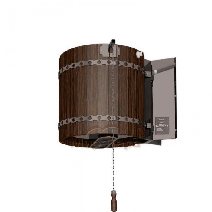 Обливное устройство VVD «Ливень» МИНИ ПРО 36 литров лиственница темная (бак AISI 304)