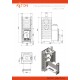 Печь для бани ASTON 24 INOX (310) Long