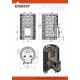 Печь для бани Эверест «Steam Master» 60 INOX (320М) б/в