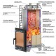 Печь для бани Эверест «Steam Master» 60 INOX (320М) б/в