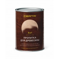 Пропитка для древесины 3в1 CERTA "Бесцветная" 0,9л