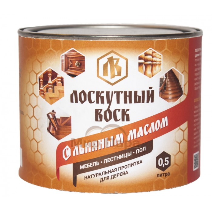Лоскутный воск с льняным маслом 0,5 л Лоскутный воск с льняным маслом 0,5 л