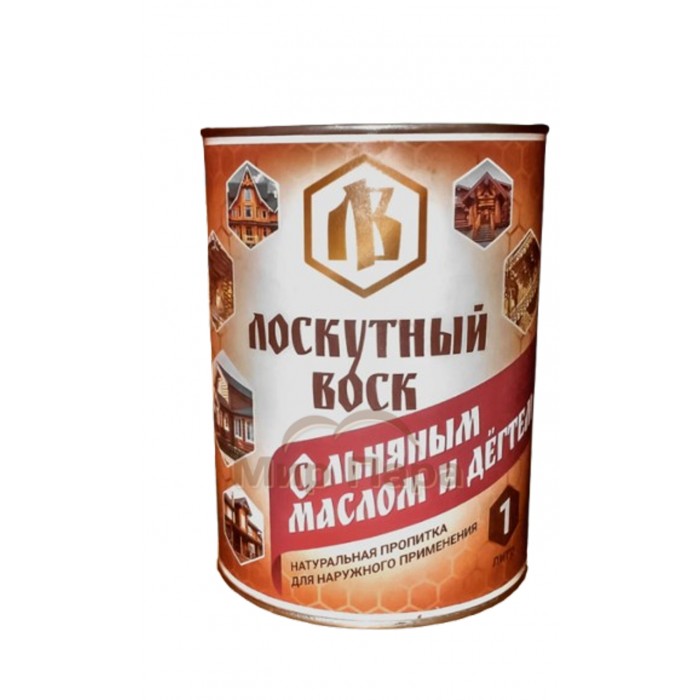 Лоскутный Воск с льняным маслом и дегтем 1л Лоскутный Воск с льняным маслом и дегтем 1л