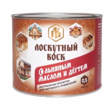 Лоскутный Воск с льняным маслом и дегтем 0,5л Лоскутный Воск с льняным маслом и дегтем 0,5л