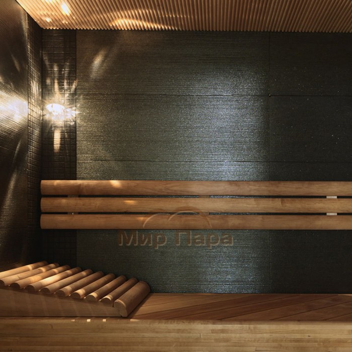 Светильник для паровой Cariitti Kihla без светодиода, нержавеющая сталь