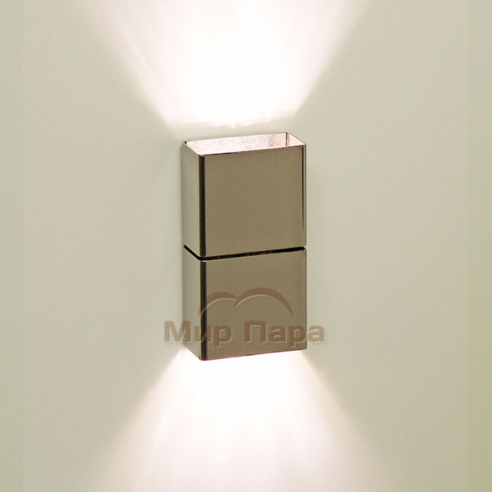 Светильник для паровой Cariitti SX SQ без светодиода, нержавеющая сталь