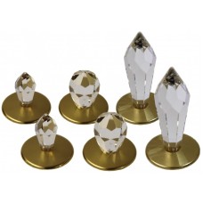 Набор насадок Cariitti Crystal 6 штук, золото