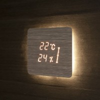 Термометр-гигрометр и таймер для сауны Cariitti Aspectu SQ, под кело