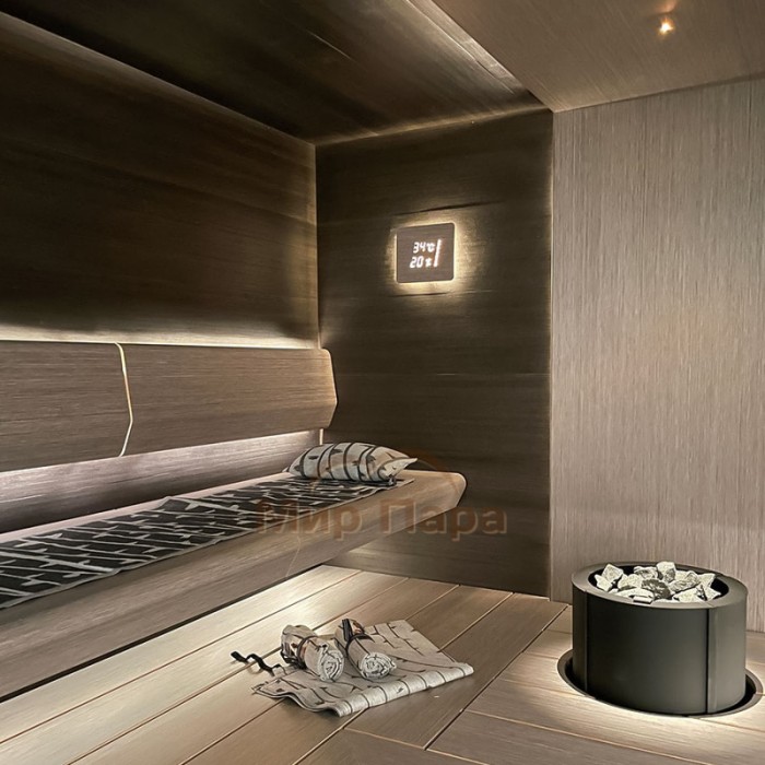 Термометр-гигрометр и таймер для сауны Cariitti Aspectu SQ, под кело