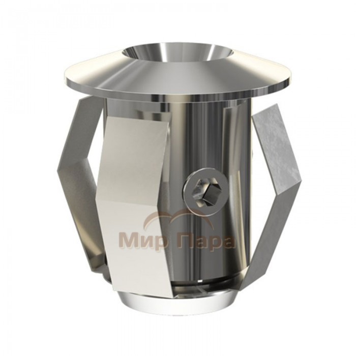 Набор насадок Cariitti CR-03 6 штук, хром