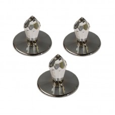 Набор насадок Cariitti CR-12, 3 штуки, хром