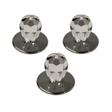 Набор насадок Cariitti CR-16, 3 штуки, хром