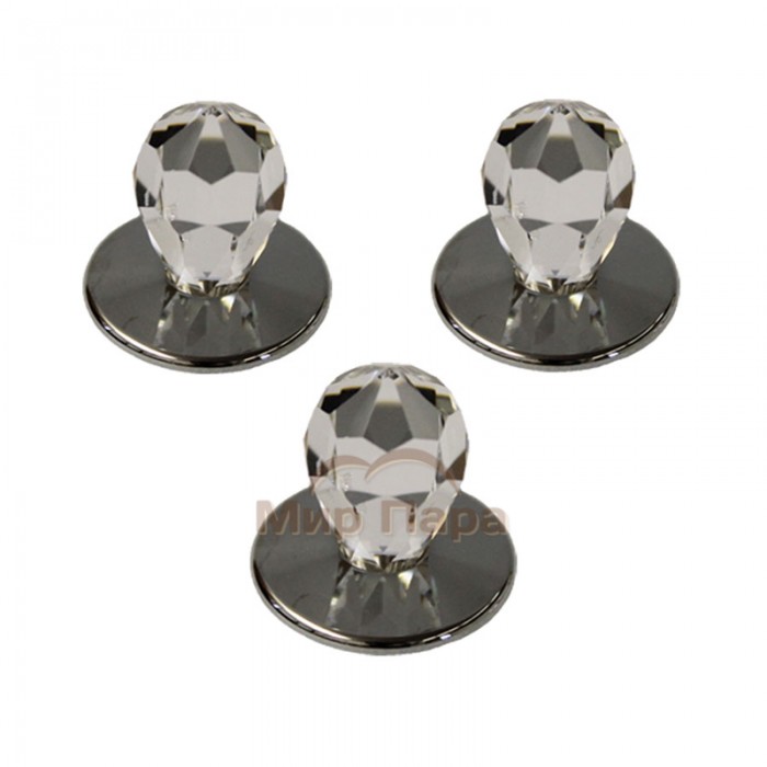 Набор насадок Cariitti CR-16, 3 штуки, хром