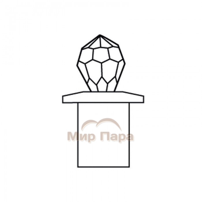 Набор насадок Cariitti CR-16, 3 штуки, хром