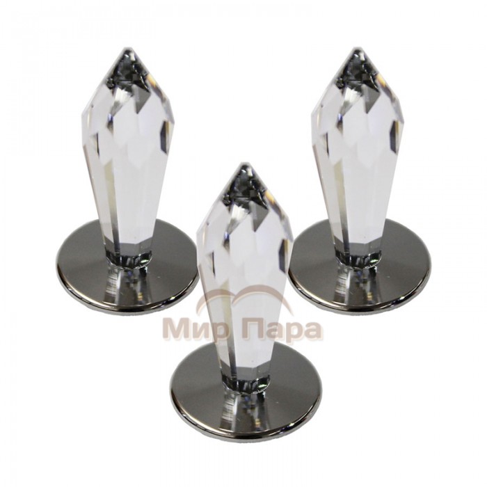 Набор насадок Cariitti CR-31, 3 штуки, хром