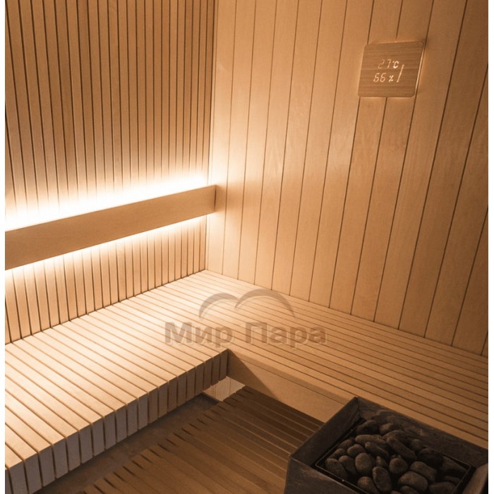 Термометр-гигрометр и таймер для сауны Cariitti Aspectu SQ, под кело